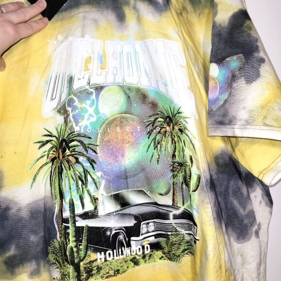 New Boohoo Man Homme Tie Dye T-Shirt 4XL - Picture 3 of 14